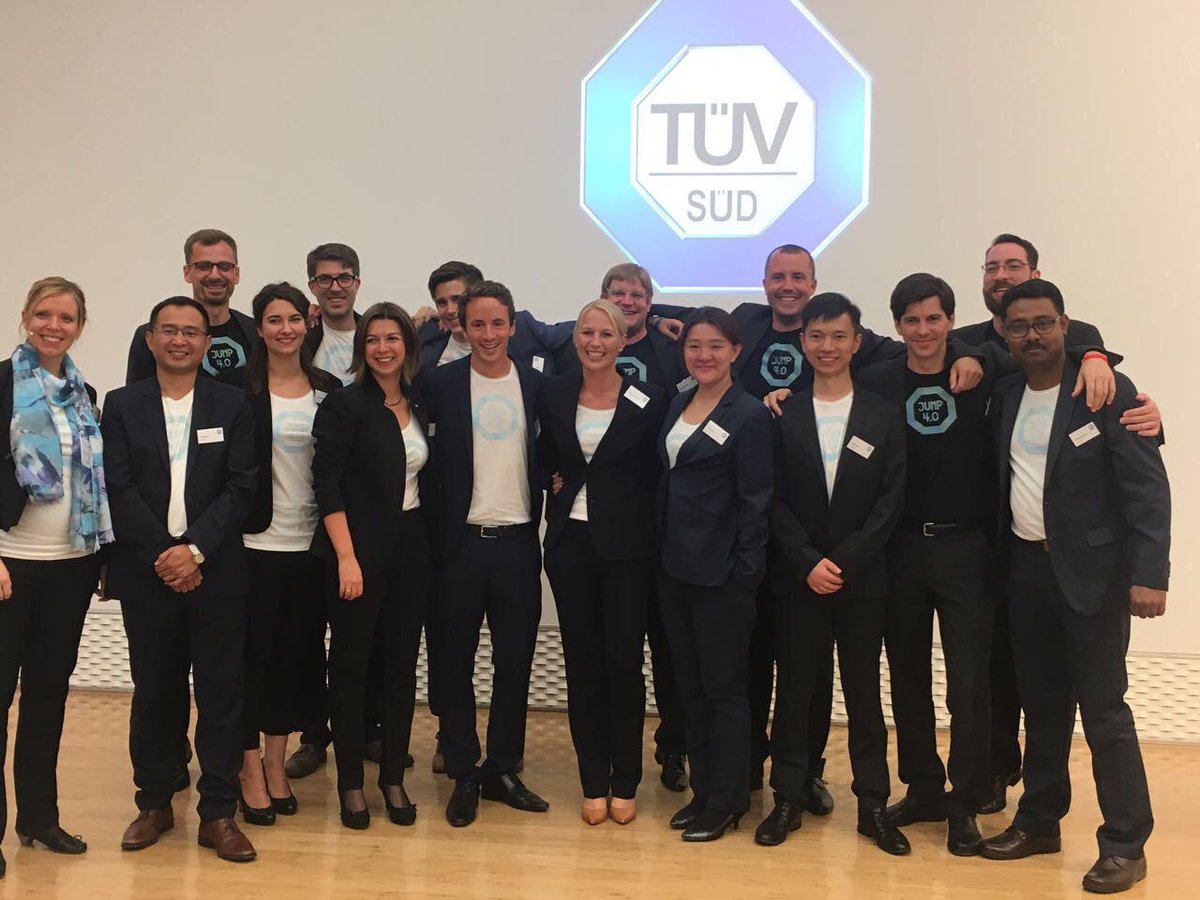 TUVSUDUK's tweet photo. Our #JUMP2017 have completed their 12 month TÜV SÜD development programme!! Congratulations! #develop #leadership #communication #management https://t.co/z8TUQgFxZJ
