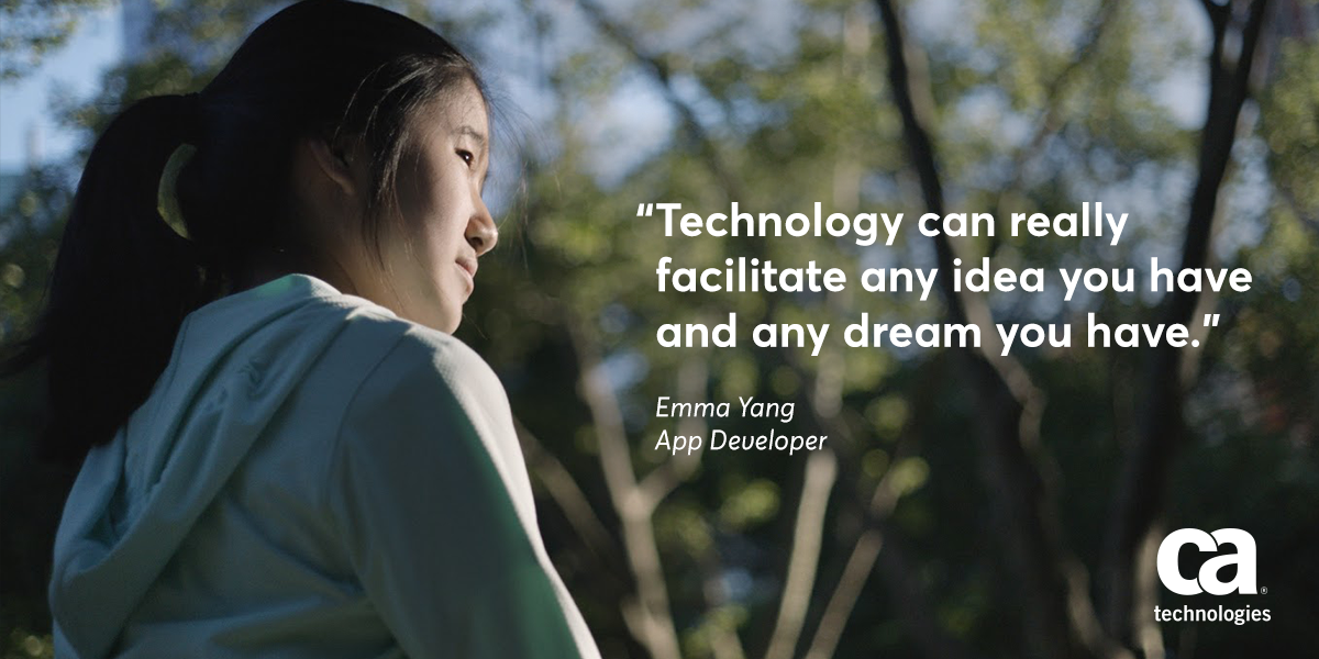 CAinc's tweet photo. See how Emma Yang is using #AI to fight Alzheimer's—and reunite families on Episode 2 of STEM10: https://t.co/FCRqbPe0pf #NoBarriers https://t.co/Chz9mqDpvw