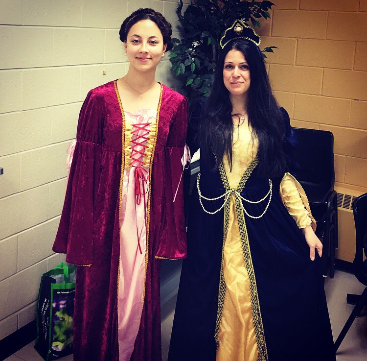 Lady Capulet and Juliet in Grade 10 English. Happy Halloween 🎃🎃🎃