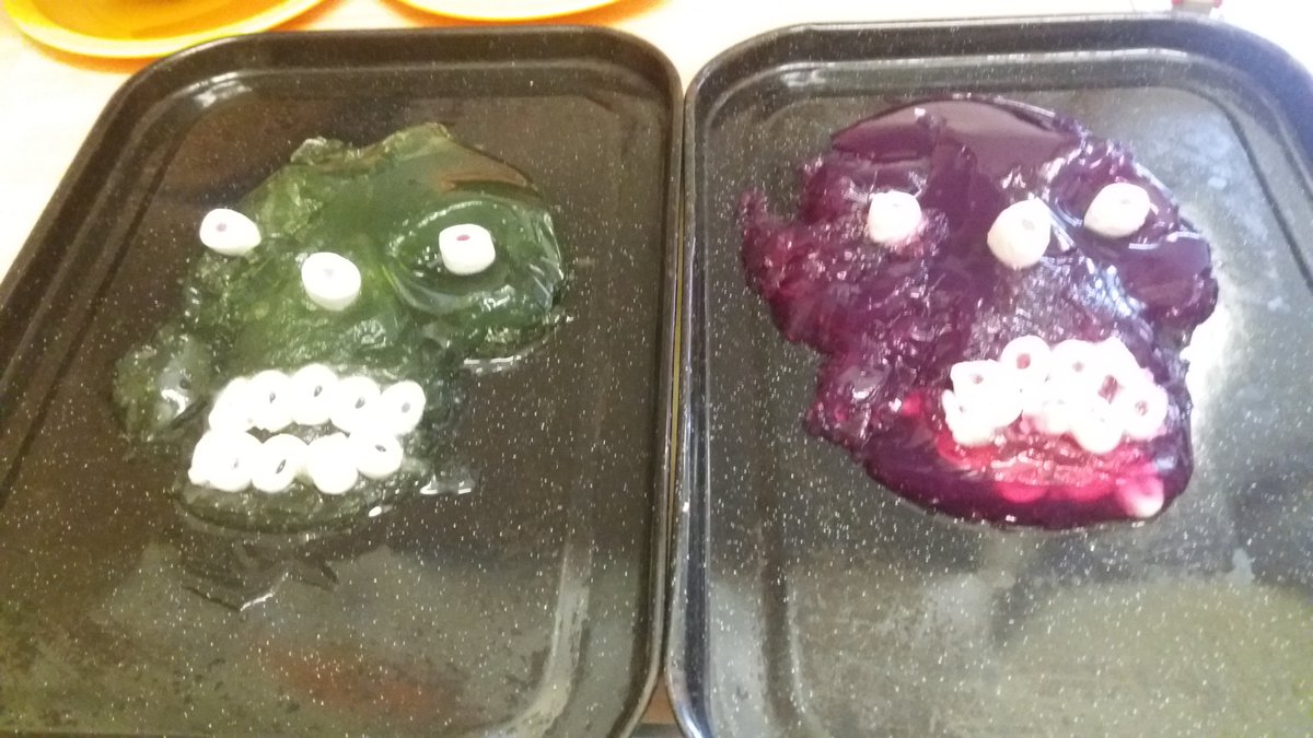 Scarcroftgreen's tweet photo. Spoooky Jelly! #halloween https://t.co/RvzNnLQeXo