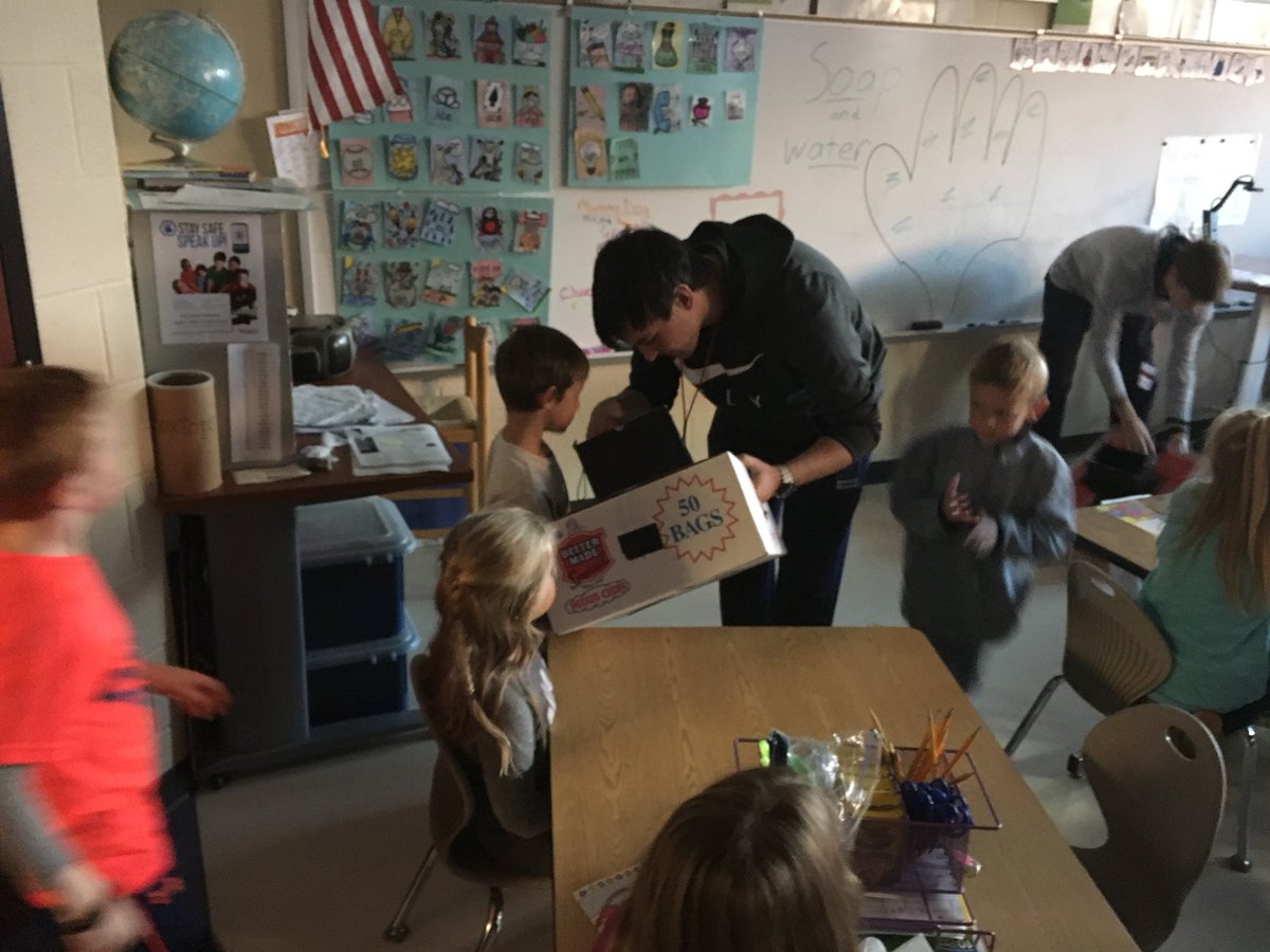 Thanks <a href="/CedarvilleNSG/">Cedarville Nursing</a> students for teaching our first graders proper hand washing!