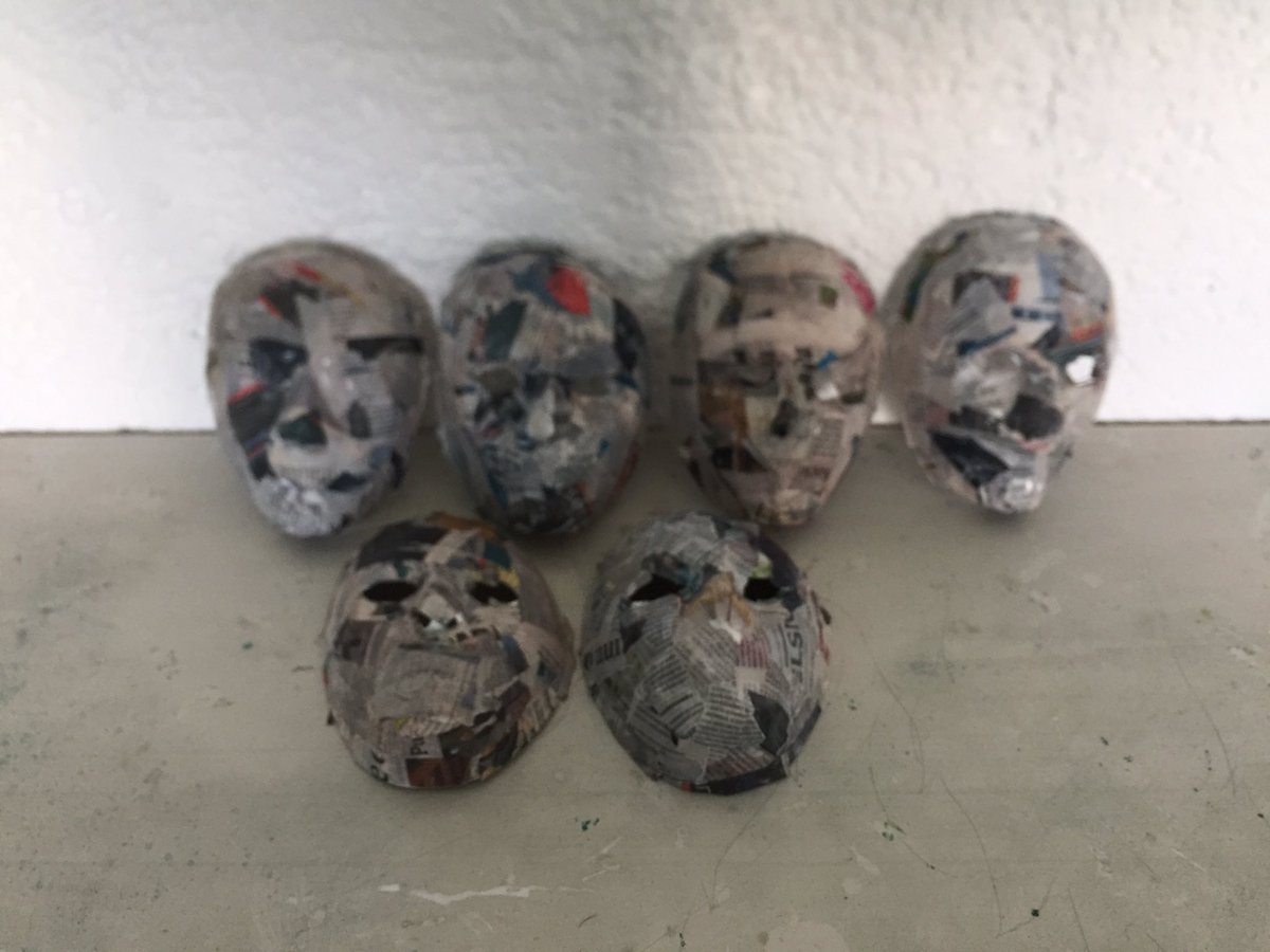 Algo se está creando #Mascaras #IlabEmocional #Teatro 1er año <a href="/ChmdDigital/">Cultura Digital CHMD</a>