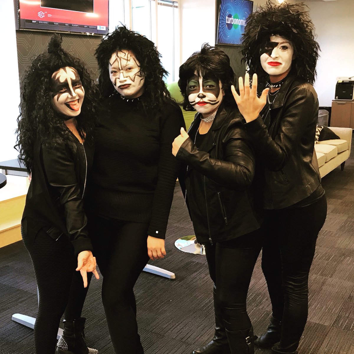 TurbonomicLife's tweet photo. Ready to rock 🎸 for our #LifeatTurbonomic #Halloween2017 costume contest. https://t.co/V1EEtPe57x