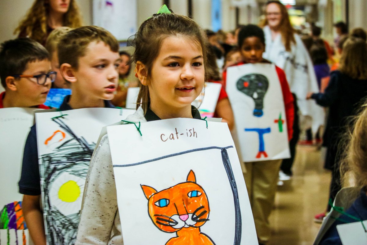 striblingstars's tweet photo. Here at STEAM, we make our own costumes! We read "Ish" and became art-ish. #BISDread @peterhreynolds #WeAreStribling https://t.co/mdkxnydJu0