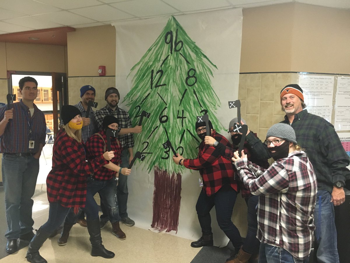 NFcheer's tweet photo. Here we have a rare sighting of the North Forney Numberjacks cutting down a factor tree with their x and y axes! @northforneyinfo https://t.co/fgCV2mszwQ