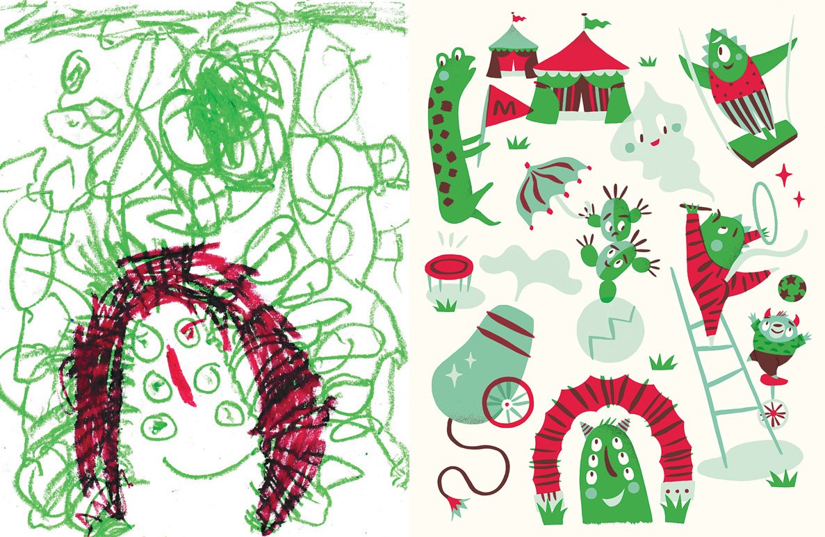 My new monster illustration for this year's Monster Project (<a href="/letsmakemonster/">The Monster Project</a>)! 

Go check out ALL monsters here: bit.ly/2zktTVX