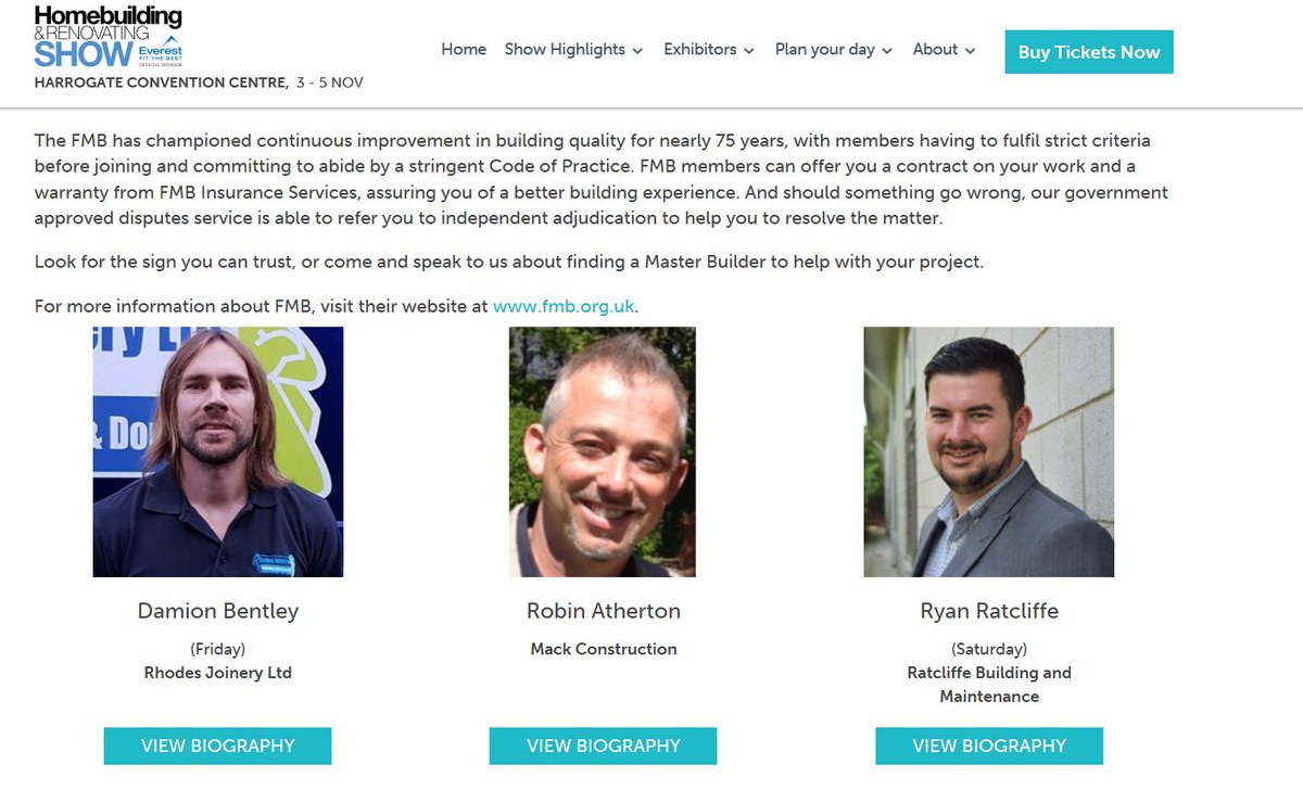 RatcliffeLtd's tweet photo. Ryan Ratcliffe will be offering advice on renovation projects at the Homebuilding & Renovating Show Harrogate #HBRshow17 #FMB #AsktheBuilder https://t.co/GVCsJsqmou