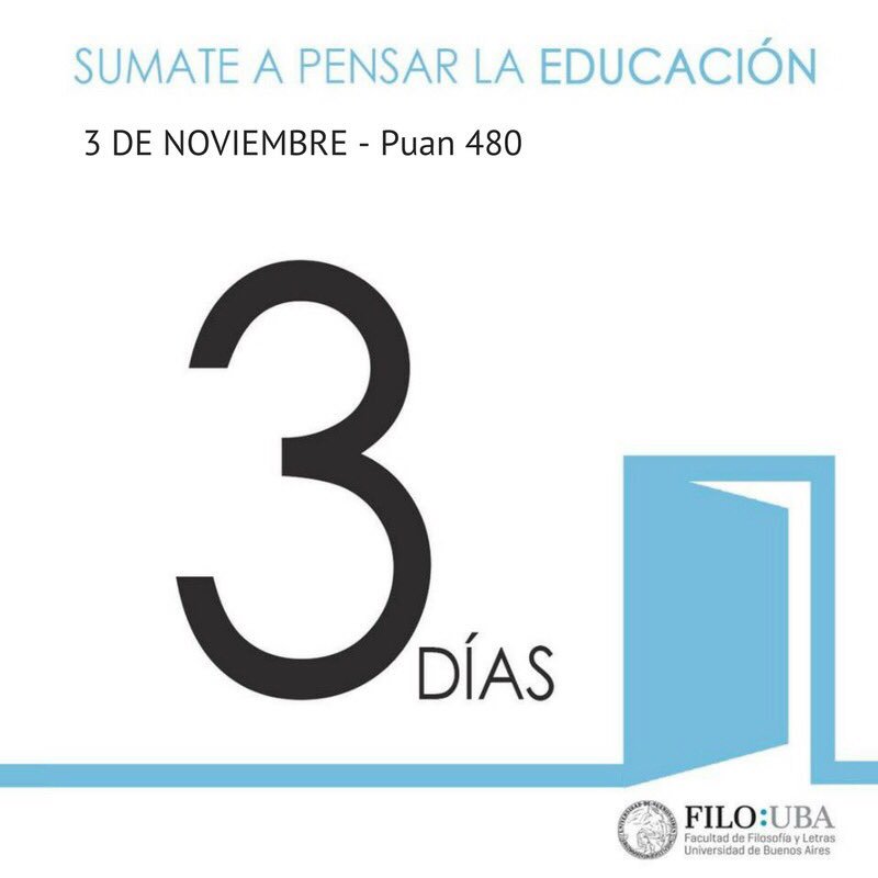 Depto Educación FFyL tweet media