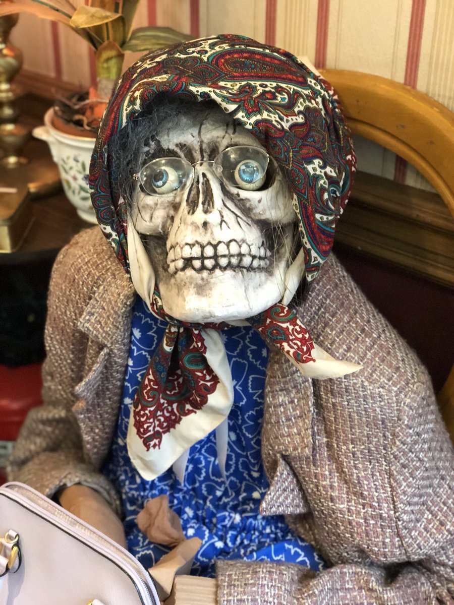 <a href="/Ediths_London/">Edith's House London</a> are embracing #Halloween from batdog Roux to a customer who’s been waiting a while for her scone