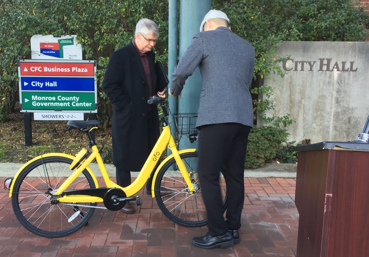 _Kurt_Christian's tweet photo. Indiana University and @citybloomington are partnering to bring a 150-unit bike share program to town by spring 2018. More to come. https://t.co/KEZ71ewnzV