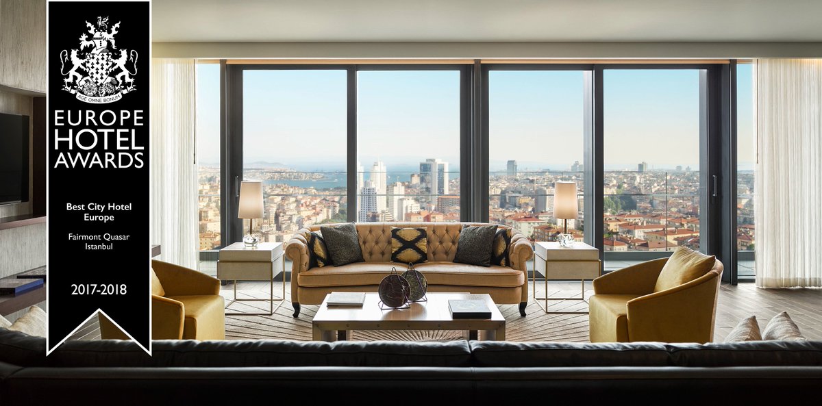 turizmreport's tweet photo. Avrupa'nın En İyi Şehir Oteli | Best City Hotel in Europe: Fairmont Quasar İstanbul https://t.co/gouzmykO5Q  #InternationalHotelAwards https://t.co/WtKf8i4VoJ