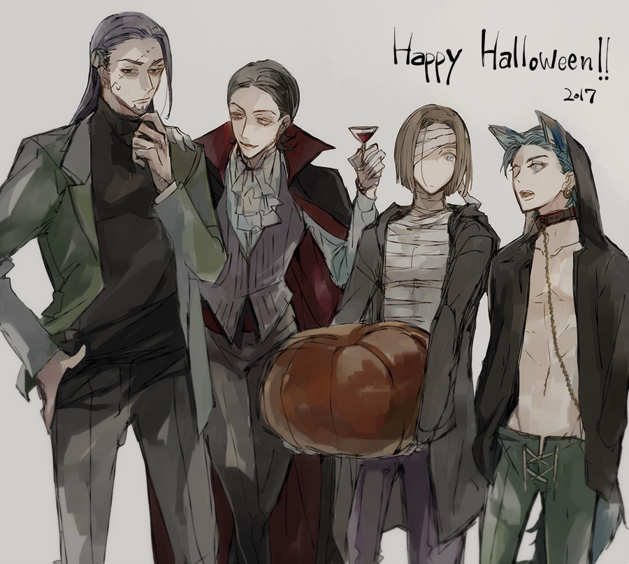 「息抜きにハロウィンぽいの描いてたけど当然のように間に合わなかった 」|央川みはらのイラスト