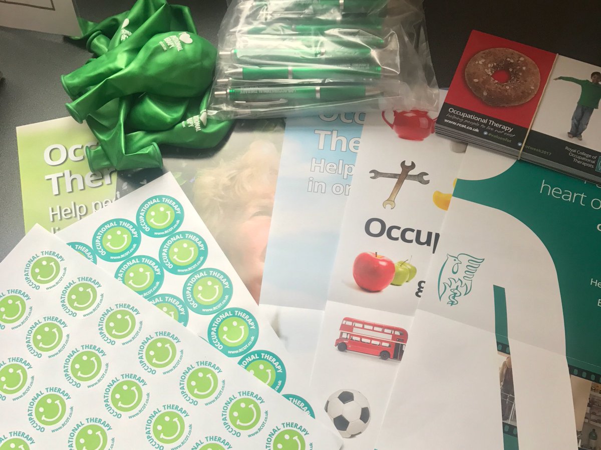 WAHT_OT's tweet image. Look what's arrived 👀 join us next week for #OTWeek2017 💚 #RCOT #valueOT #OccupationalTherapy
