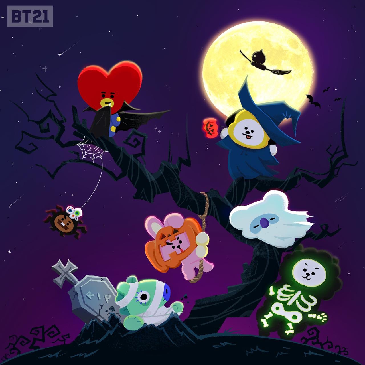 BTS 防弾少年団　BT21 RJ ハロウィン BTS BT21 Official Authentic Goods Silicone Magnet