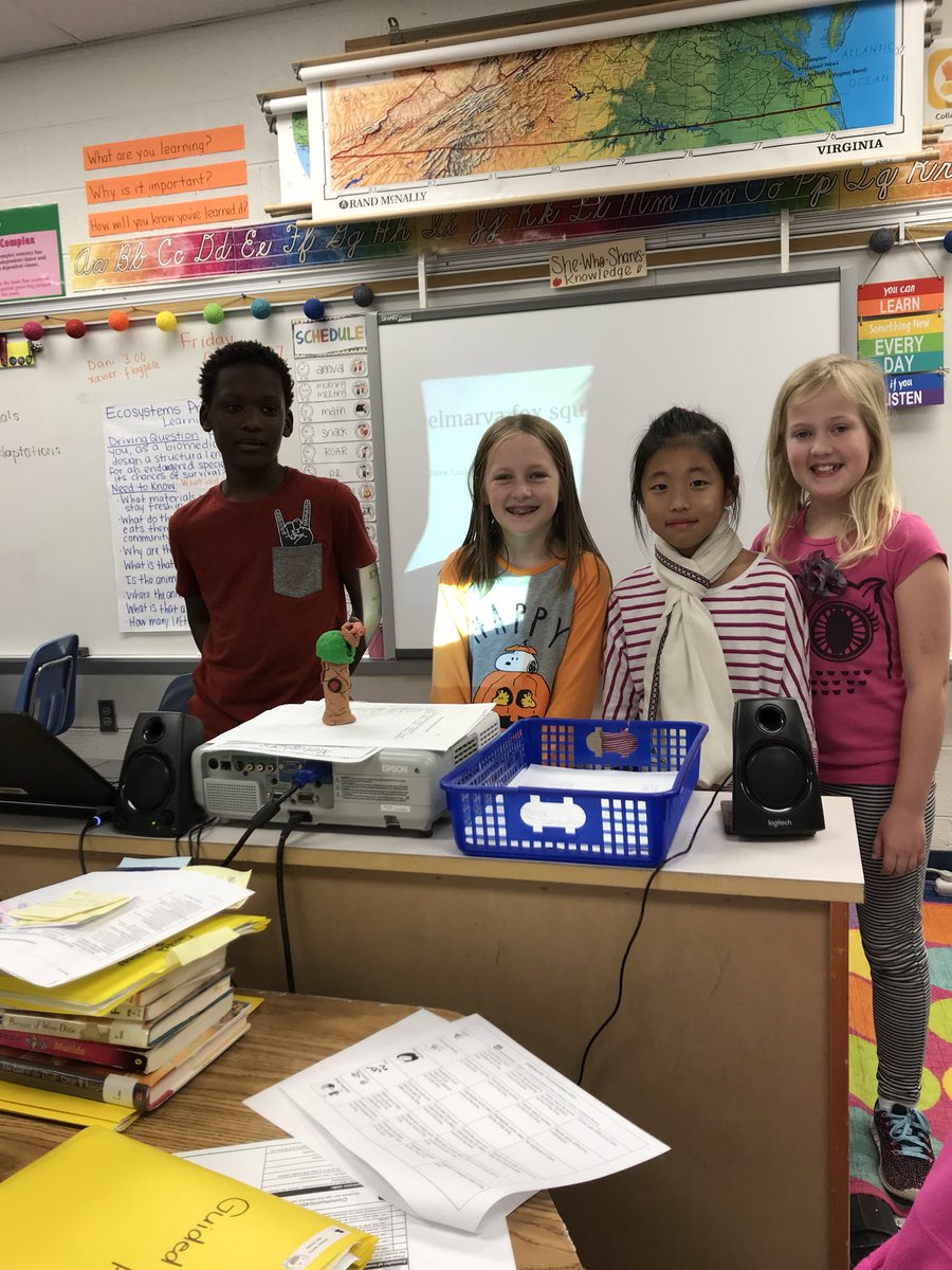 MrsToland251's tweet photo. Our ecosystems project based learning unit this year! #TeachLRES #foxsquirrel #pipingplover #tigerbeetle https://t.co/mm1TElbvrT