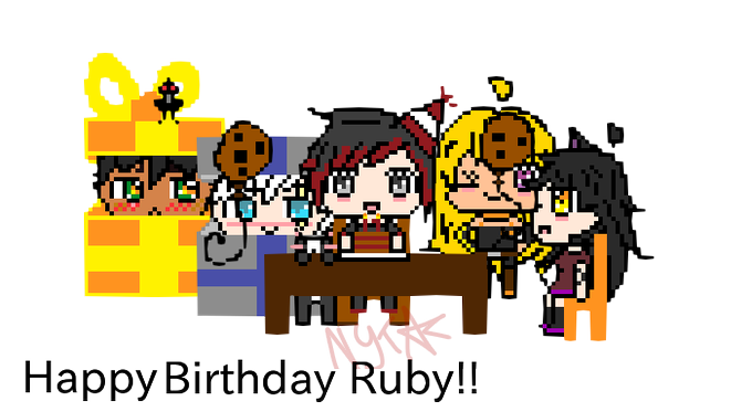 Happybirthdayrubyroseのtwitterイラスト検索結果