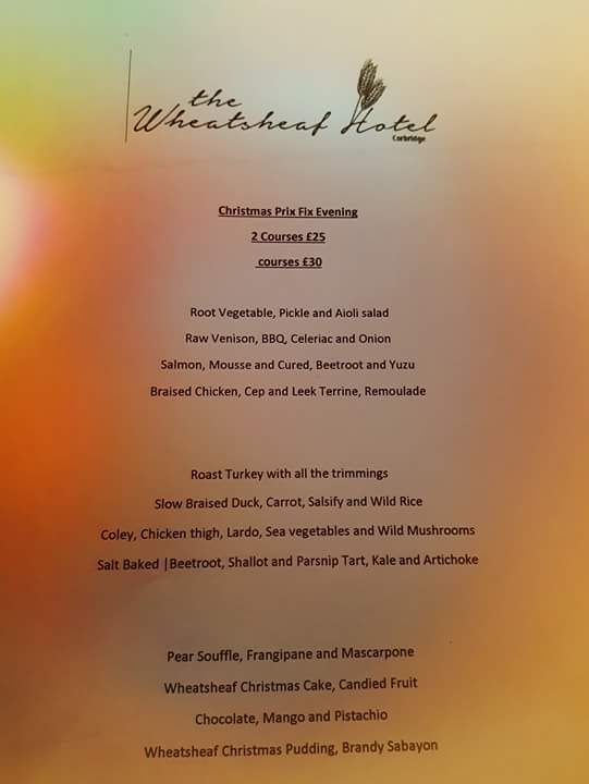 Book now for our festive fayre. Call us now on 01434632020
