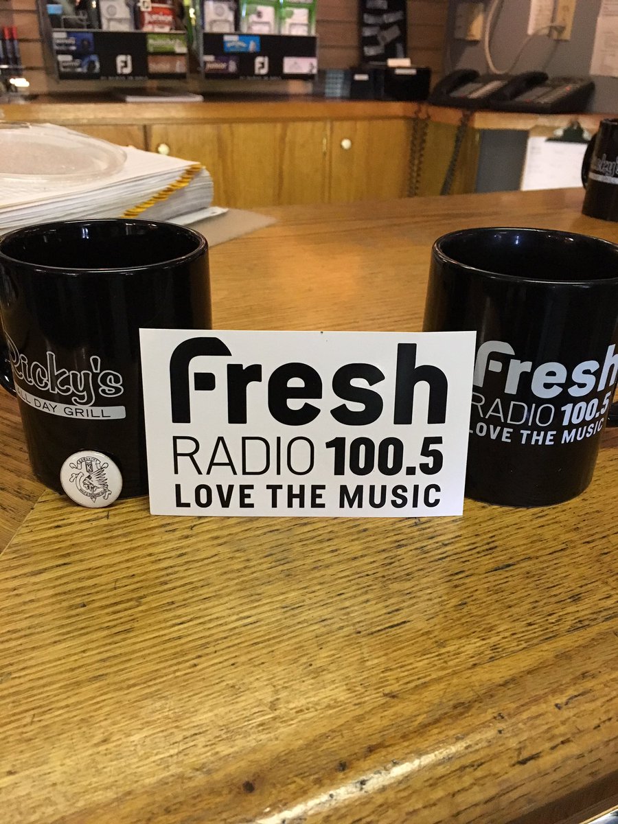 mahrensgolf's tweet photo. Thanks to @1005FreshRadio &amp; @RickysPtbo for the Morning Mug Drop. Great coffee and breakfast sandwiches. @baahrens @kawartha_golf https://t.co/D7nk6IMu4C