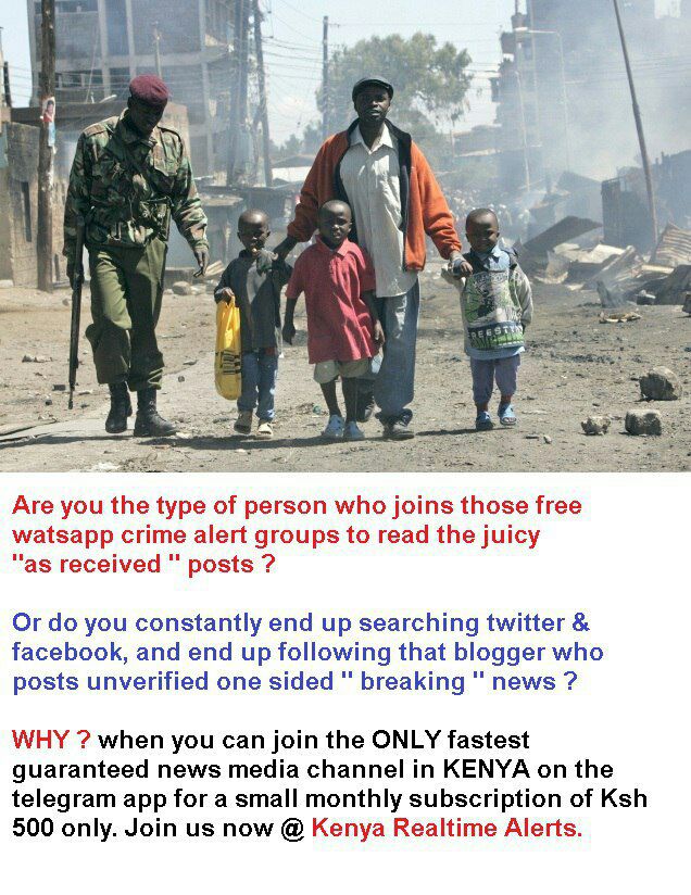 KenyaRealtimeAL's tweet photo. Kenya Realtime Alerts 2018:
https://t.co/Z6jZ8FnWZa https://t.co/gc3GybcPhr