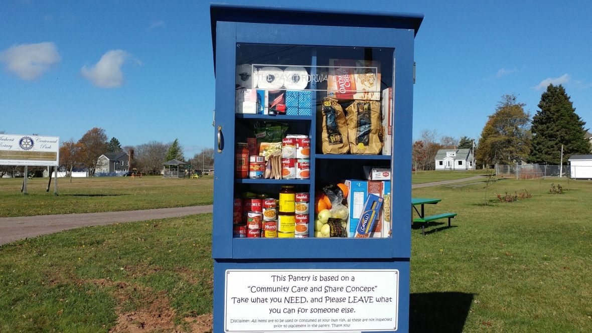 CBCNS's tweet photo. Pay it Forward Pantry pops up in Amherst
https://t.co/p3kPp7jQg8 https://t.co/9l1fBkfMMb