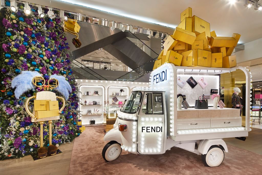 Fendi on X: The Holidays have arrived at @Printemps Paris. Journey to the  #FendiLovesPrintemps pop-up in search of the perfect gift today.   / X