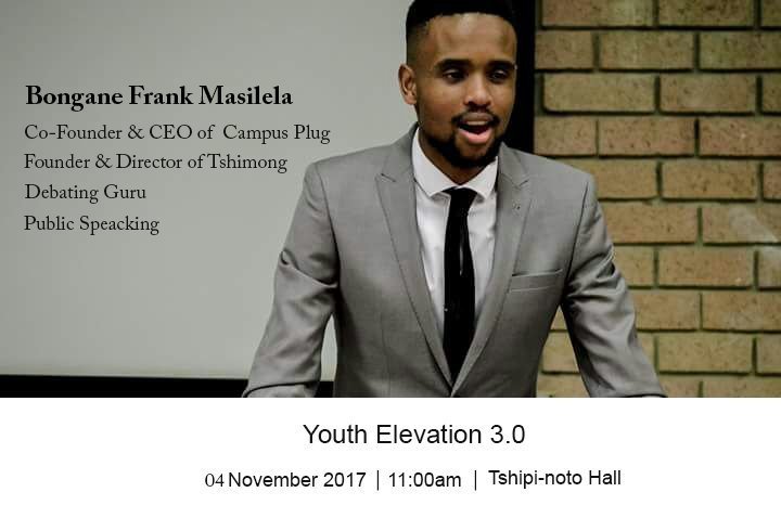 YAC_Young's tweet photo. @BonganiFrank_M will be dropping the heat this Saturday at #YouthElevation come through and listen to his message to Start Ups https://t.co/QFD5zhsjQi