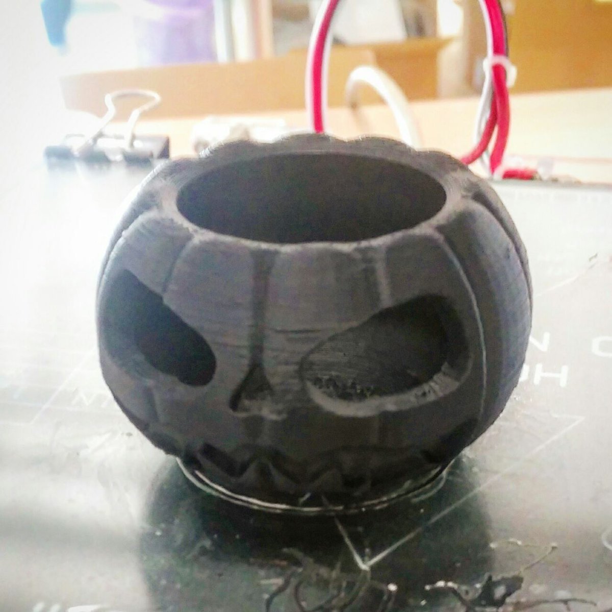 Thingibox's tweet photo. Feliz #halloween para todos los #thingiadictos! #ThingiBox #thingiverse #abs #PrusaION #3dprinterworld #3dprinter #3dhubs #impresoras3d https://t.co/Pp5CpeUQvU