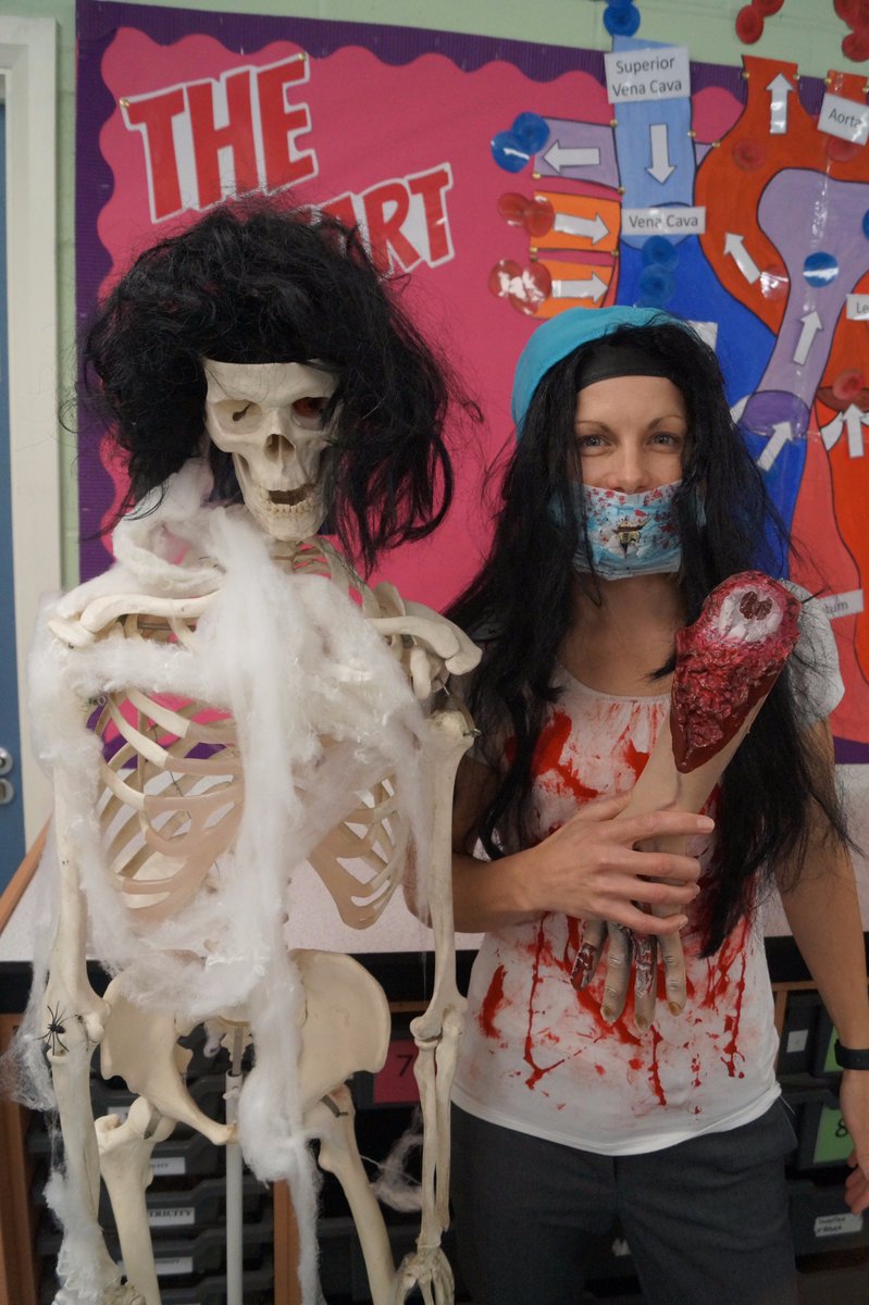 ChiHighSchool's tweet photo. Happy CHS Science Halloween.... https://t.co/FBXV8FMAr5