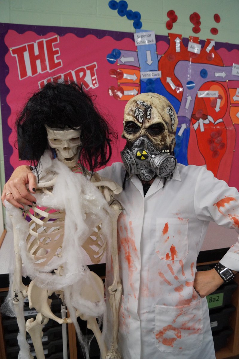 ChiHighSchool's tweet photo. Happy CHS Science Halloween.... https://t.co/FBXV8FMAr5