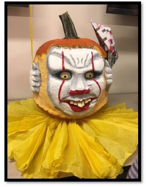 the_alexander's tweet photo. We had a great time judging our annual Pumpkin Carving Contest! The winning department ---- MARKET TABLE!!! https://t.co/5nPeiX1LEI