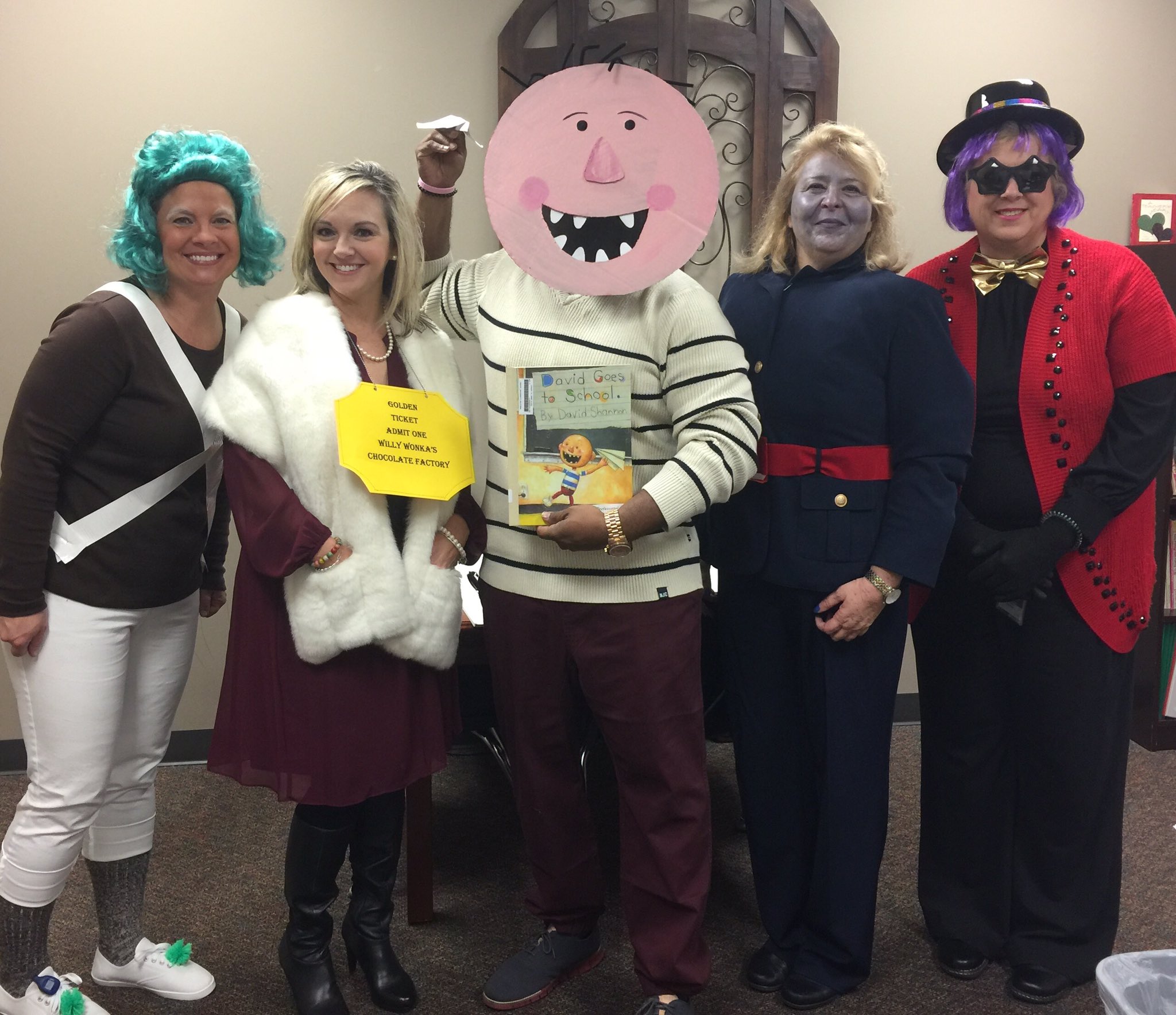 Charlie and the chocolate factory character costumes top