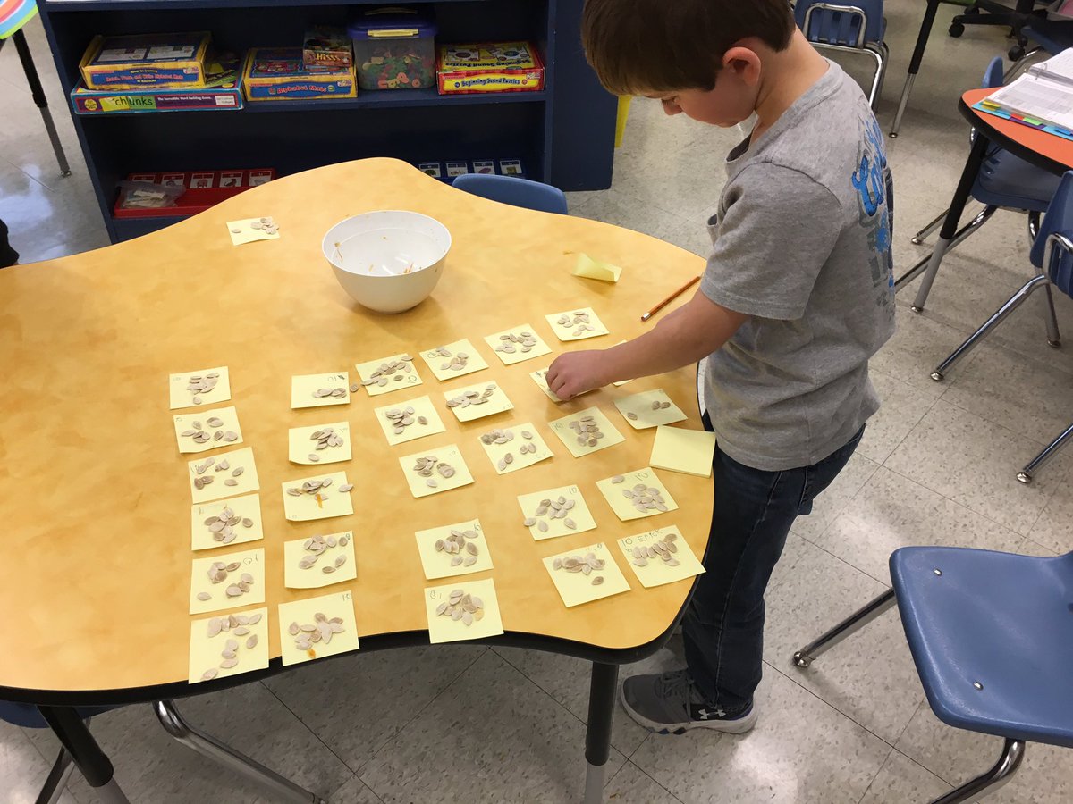 I was the head mathematician in the math station today. It was my job to double check each set had 10. <a href="/HarrowHawksWSD/">Harrow Hawks WSD</a> #harrowlearns