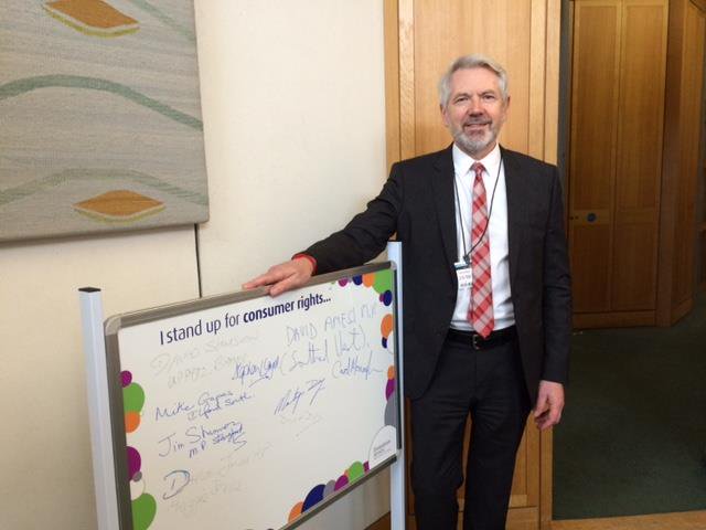 EnergyOmbudsman's tweet photo. We're encouraging MPs to sign our board to show their commitment to promoting consumer rights https://t.co/ZhIa6crYQ9