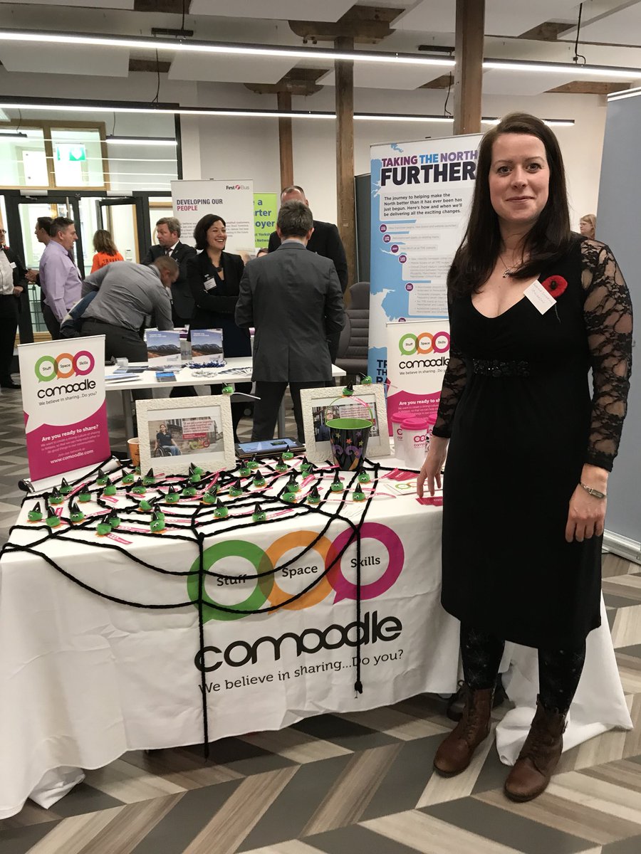 ComoodleGuy's tweet photo. Making some great connections here at #sharenorthexpo2017. Despite my reservations the Halloween #Comoodle bugs are very popular ;-) https://t.co/7M6Q0hHLCx