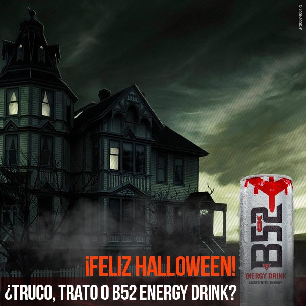 B52_VE's tweet photo. #HappyHalloween #31Oct #B52EnergyDrink #AguantaLoQueQuieras #B52ContigoSiempre https://t.co/eXGEYz5ILa