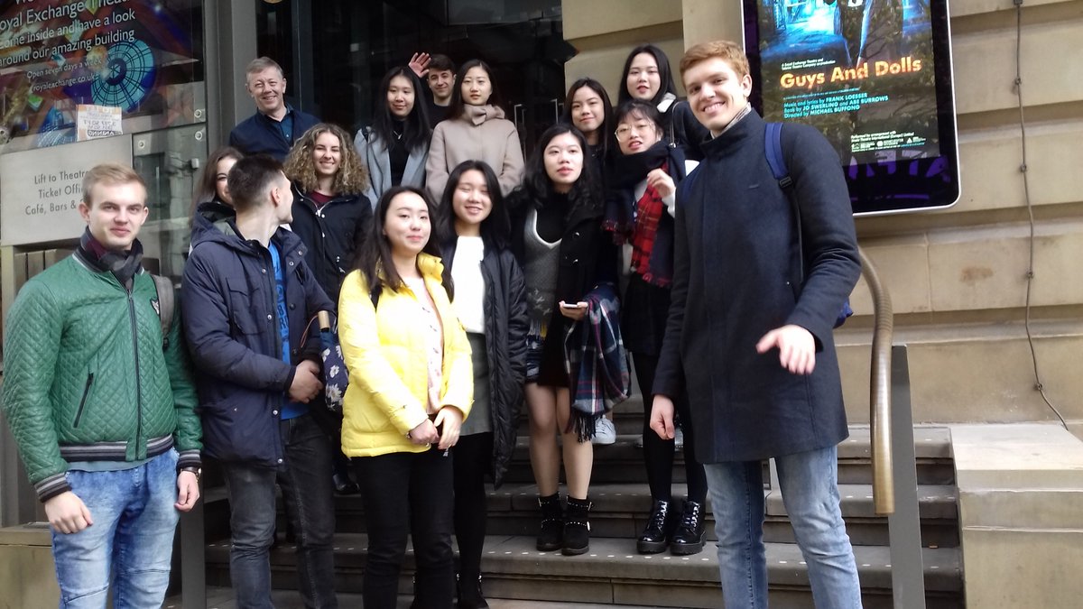 IBC (+ LGS &amp; LBS) students on a tour of Manchester today guided by the great  <a href="/JonathSchofield/">Jonathan Schofield</a> looking at the birth of international trade