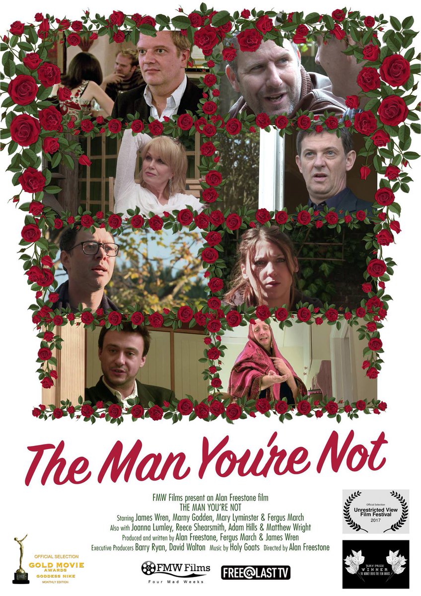 TheManYoureNot's tweet photo. Thank you @GoldMovieAwards for the selection! @FMWfilms @fergusmarch @alancfreestone @WrenJR @MarnyGodden @FreeatLastTV @MJLYMINSTER https://t.co/0KGRUpdH8M