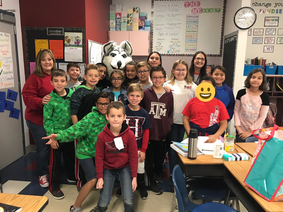 We have Husky Spirit, YES we do! <a href="/HuebnerHuskies/">Huebner Elementary</a>
