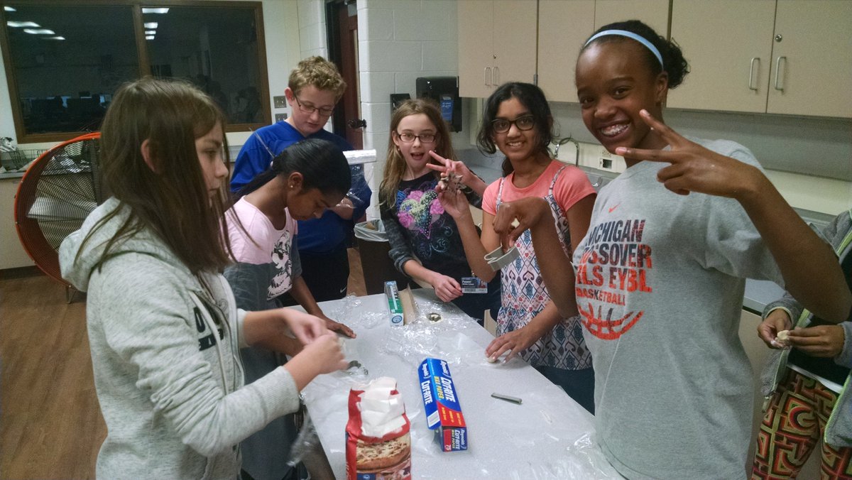 6th grade Exploring Technology is testing 3D printed cookie cutters. Who knew STEM could be so delicious?
