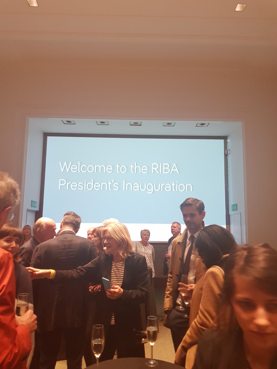 BenAdamsBAA's tweet photo. Crowd building for Ben Derbyshires inauguration at @RIBA... https://t.co/XdhrovobqR
