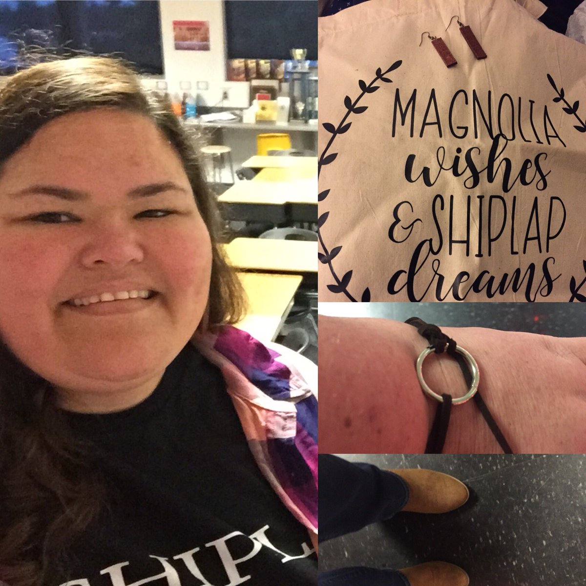 Megan_Leahy_'s tweet photo. Dressed as my favorite, Joanna Gaines!! Going to have to introduce my students to @joannagaines @chipgaines #fixerupperfanatic https://t.co/W0tMoemz8I