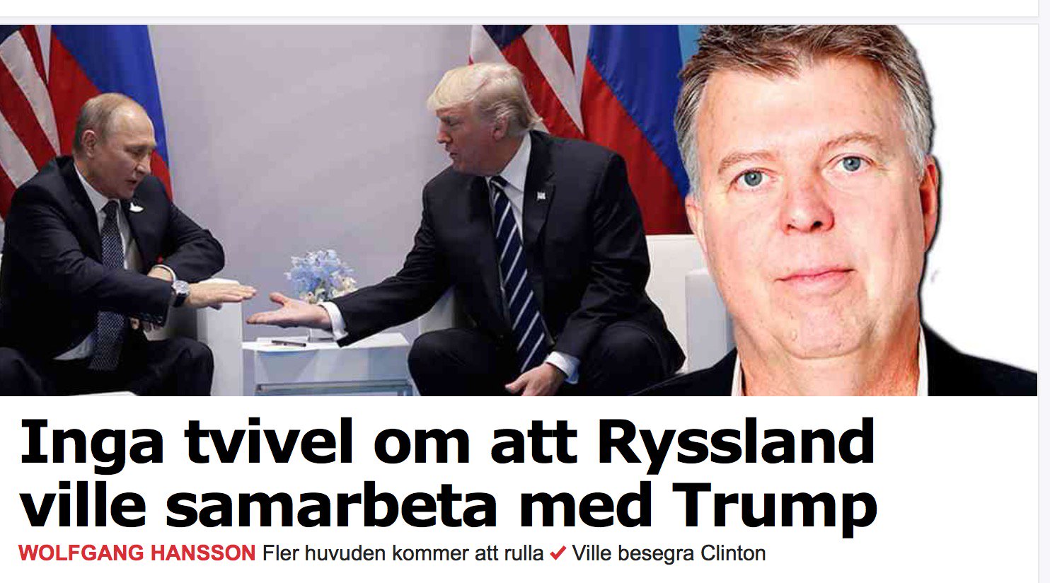 Wolfgang Hansson on Twitter