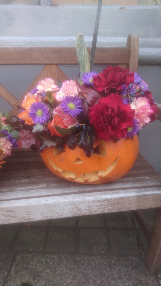 Prettiest pumpkin in #leamingtonspa, spotted at The Flower Shop on Regents St. #loveleam