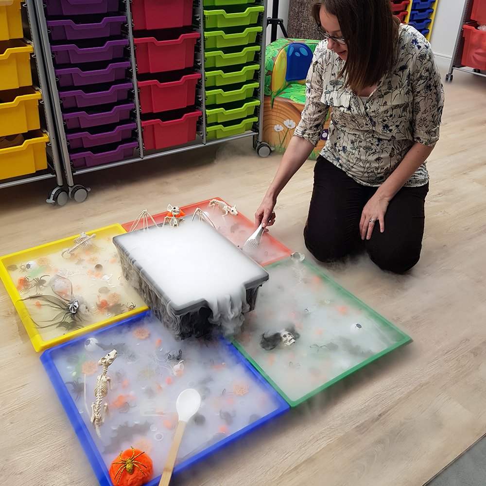 Gratnells's tweet photo. Double, double, toil and trouble - check out this witches cauldron #WhatsInMyTray! https://t.co/1405Kzgk51 @allaboutice1 #Halloween https://t.co/C6s8W83t87