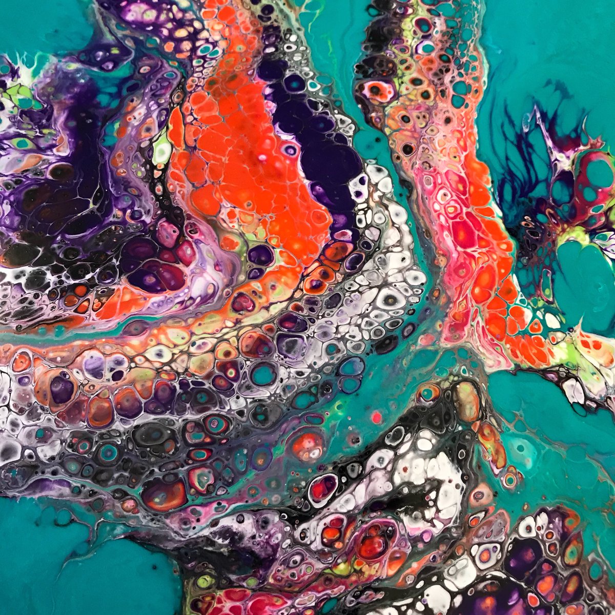 Em4art2D's tweet photo. Windstorm. Flip and drag on pearlescent teal background. Video in link if interested https://t.co/yjgyKfFZiZ #fluidart #silicone #cells https://t.co/izYrjcNFdh