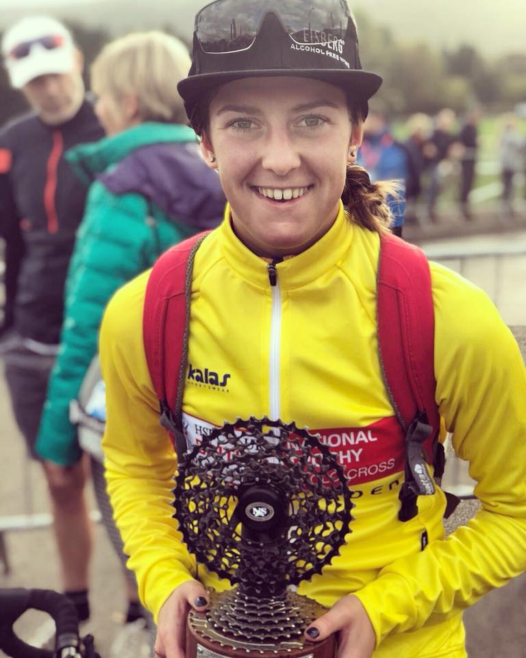boardmanbikes's tweet photo. Congratulations again to @BethCrumpton on winning her first C1 race, securing her yellow jersey going into Round 3 of the National Trophy. https://t.co/zj5dlIkvzY