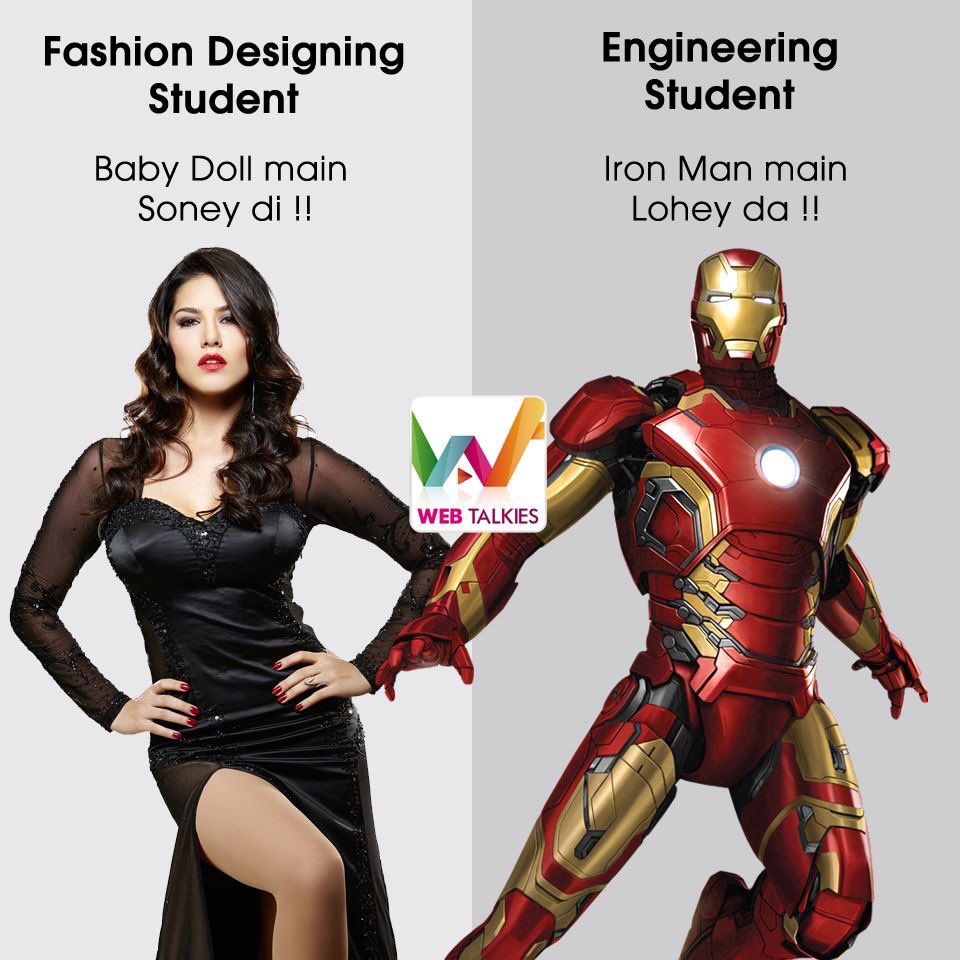This one is #epic
Hail to the #engineers. 

#WebTalkies #SunnyLeone #BabyDoll #IronMan #RobertDowneyJr #fashion #engineering
#SunnyLeoneFans