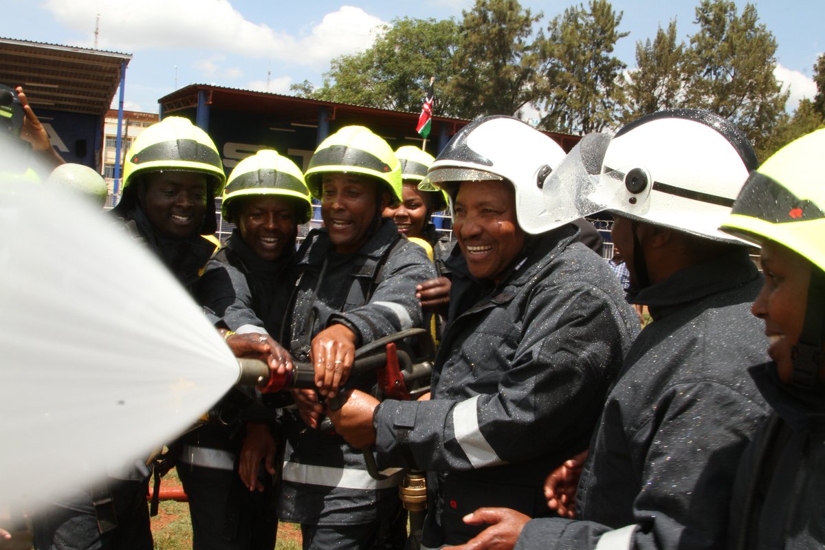 GovernorBabayao's tweet photo. Launching the 3rd Kenya Fire Academy at Thika Stadium today. https://t.co/SZWHEdo7cs