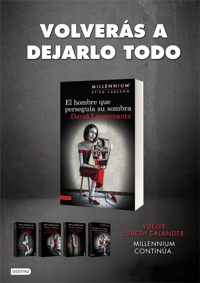 PlanetaLibrosEc's tweet photo. #Elhombrequeperseguíasusombra una historia sobre el abuso de poder y las sombras que acechan a Lisbeth Salander #millennium5 https://t.co/xZ3mQBAkLc