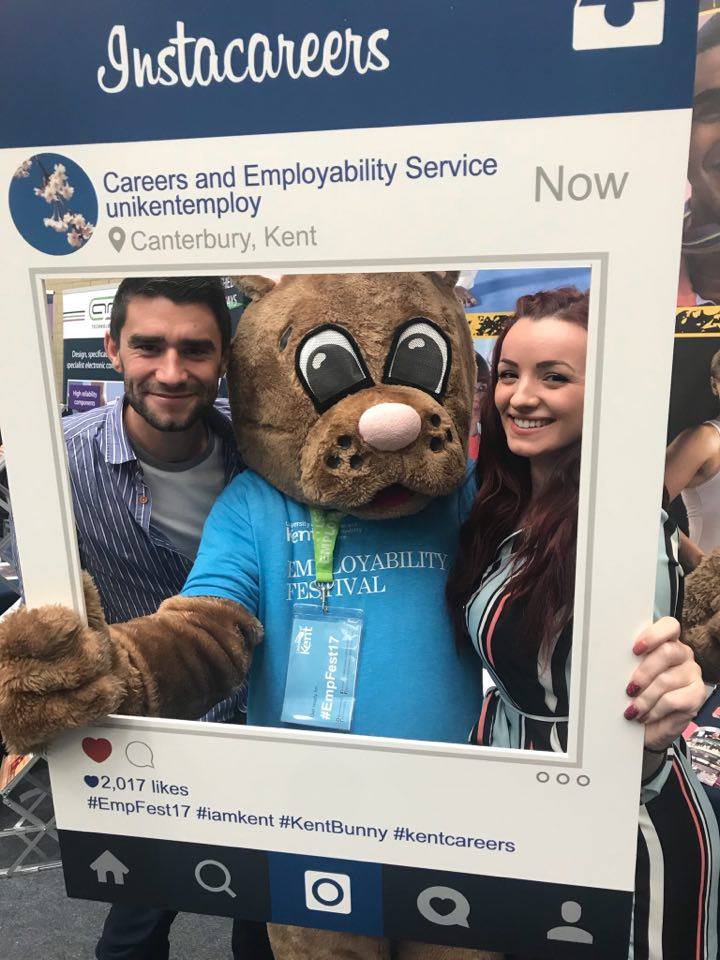 Reddico's tweet photo. Great day down at @UniKent Careers Fair today, speaking with the next generation of digital marketers! #EmpFest17 https://t.co/6AHgkab7oG